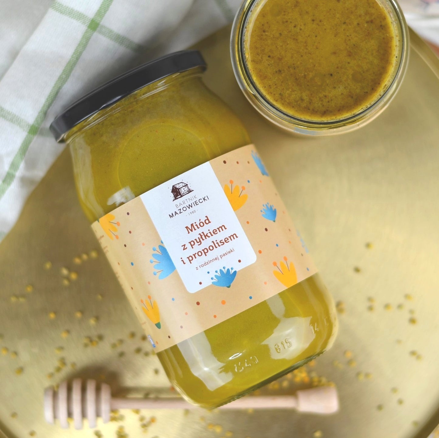 Miód z propolisem i pyłkiem