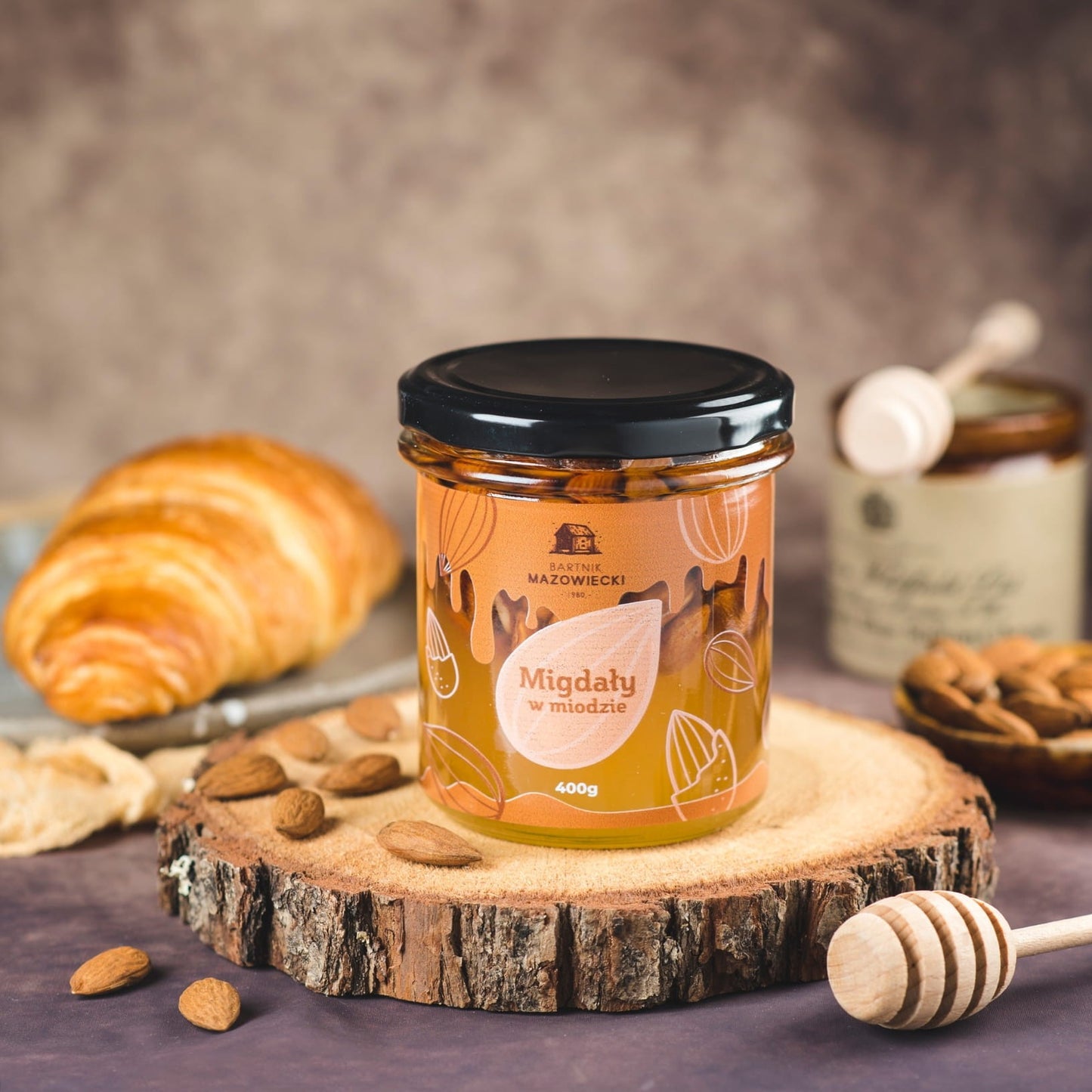 Migdały w miodzie